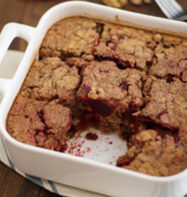 Beet and Cranberry Breakfast Bars