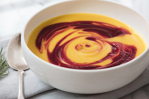 Beet and Butternut Squash Soup