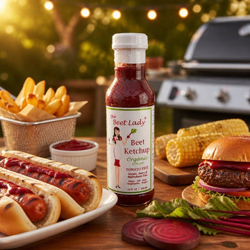 The Beet Lady Organic Beet Ketchup - Tomato and Nightshade Free - 12 fl oz