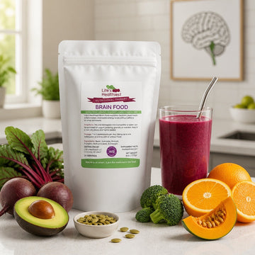 Life's Healthiest BRAIN FOOD Whole Food Nutritional Therapy 6.0 oz (Improves Brain Function)