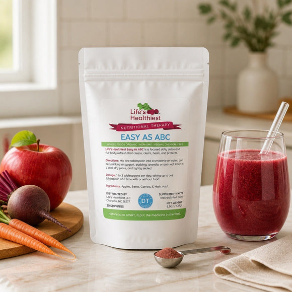 Life's Healthiest EASY AS ABC Whole Food Nutritional Therapy 6.0 oz (Daily Detox and Full-Body Refresh)