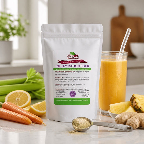 Life's Healthiest INFLAMMATION FIXER Whole Food Nutritional Therapy 6.0 oz (Reduces Systemic Inflammation)