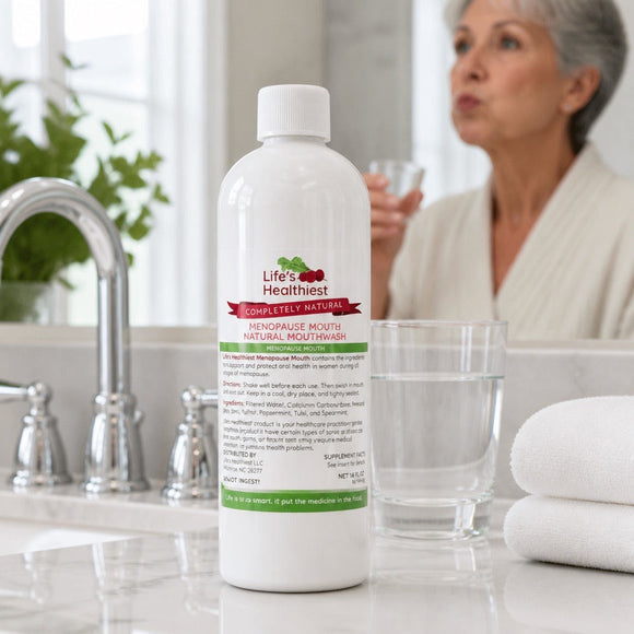 Life's Healthiest Completely Natural Mineralizing Mouth Wash & Tooth Powder.