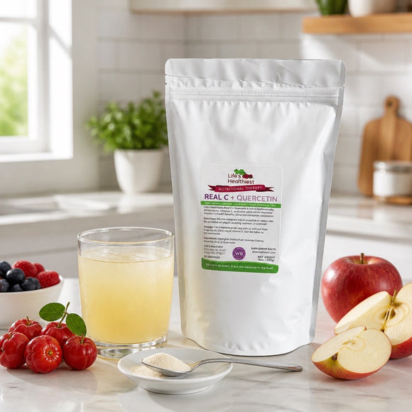 Real Vitamin C with Quercetin - Organic, Raw, Whole Food C With BioFlavonoids For Best Absorption 6.0 oz