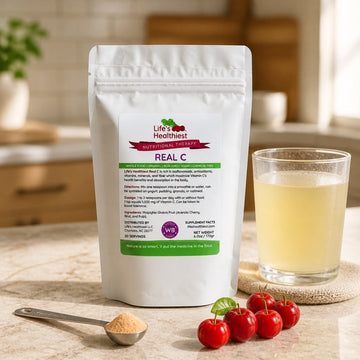 LIfe's Healthiest REAL VITAMIN C Whole Food Nutritional Therapy - (Powder and Capsules)