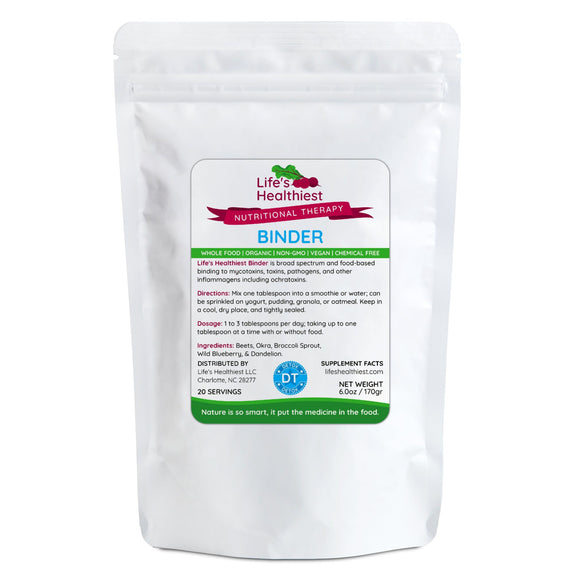 Life's Healthiest Binder Whole Food Powder Blend 6.0 oz