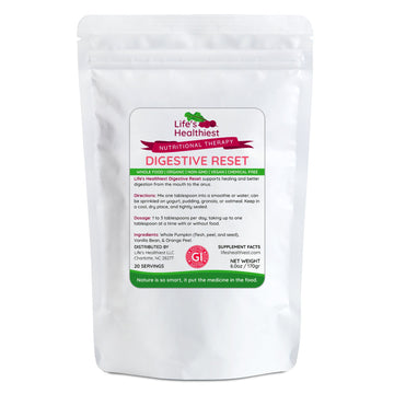 Life's Healthiest DIGESTIVE RESET Whole Food Nutritional Therapy 6.0 oz (Brain to Butt!)