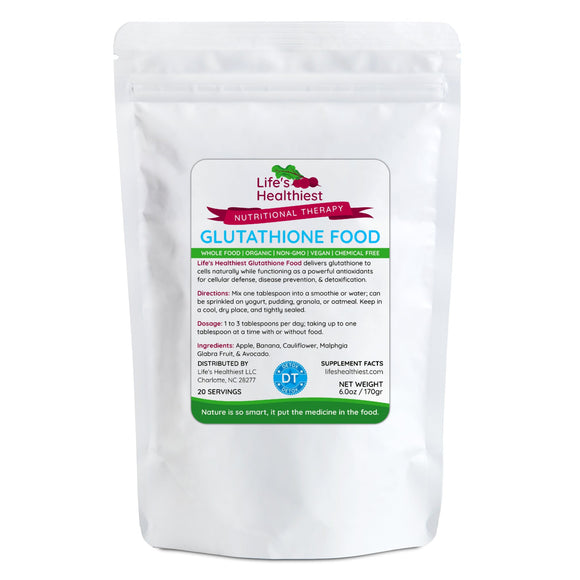 Life's Healthiest GLUTATHIONE FOOD Whole Food Nutritional Therapy 6.0 oz