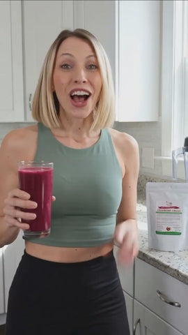 The Beet Lady APPLE ORCHARD Beet Food Nutritional Therapy powder blended with real fruit.  Organic, plant-based, non-GMO. 6 oz - 0