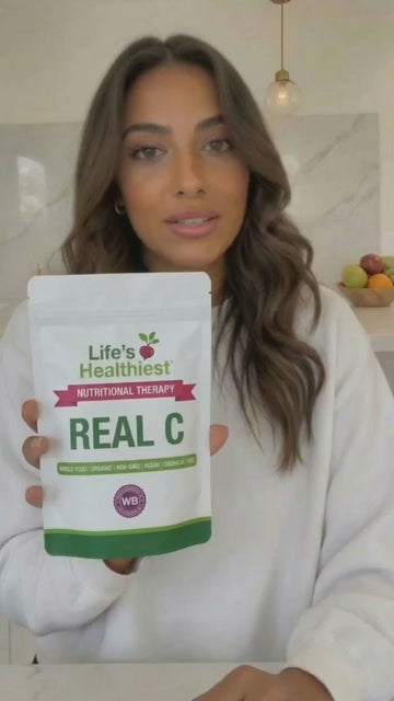 Real Vitamin C with Quercetin - Organic, Raw, Whole Food C With BioFlavonoids For Best Absorption 6.0 oz - 0