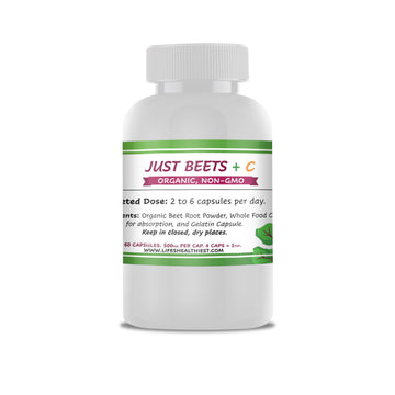 The Beet Lady Just Beets + C Capsules