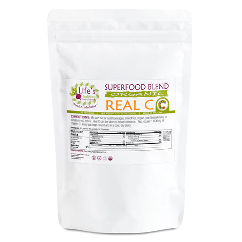 REAL VITAMIN C - Organic, Raw, Whole Food C With BioFlavonoids For Best Absorption
