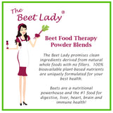 The Beet Lady Beet Food Therapy Powder Blends